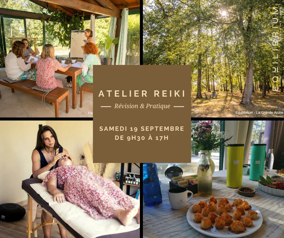 Atelier Reiki révision et pratique, samedi 19 septembre 2026 de 9h30 à 17h
